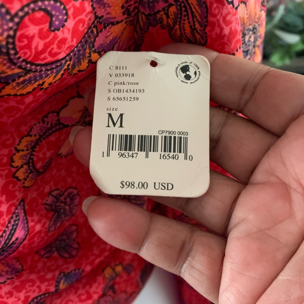 NWT BEAUTIFUL FREE PEOPLE WOMENS BLOUSE - Picture 3 of 12